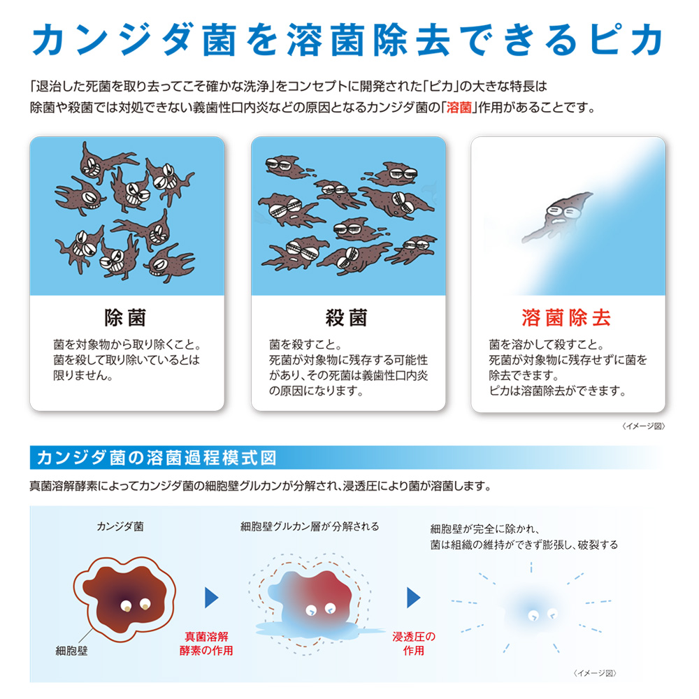 6個セット 高齢者・介護用口腔ケア ピカ 歯科用 義歯 入れ歯 洗浄剤 6個セット メール便不可 :32202502:オーラルケアのDOD - 通販  - Yahoo!ショッピング