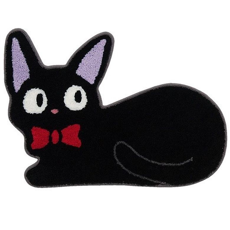 センコー 9/15限定3%OFFクーポン！猫柄 黒猫ジジのインテリアマット