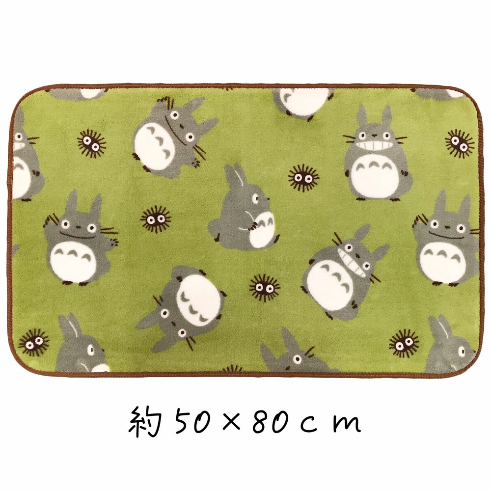 スタジオジブリ ふんわりやわらかラグマット トトロちらし ジジ