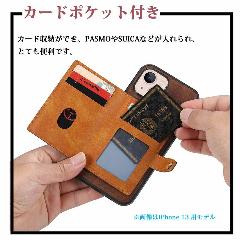 iPhone 13 ProMax ケース カード収納 耐衝撃 スタンド機能 iPhone 13 Pro Max ProMax ケース 手帳型 レザー お財布 カード