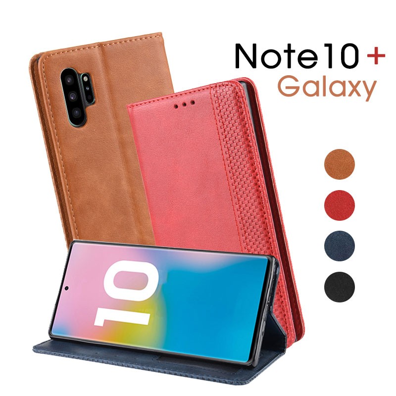 スマホケース Galaxy Note10 plus ケース 手帳型 ギャラクシーノート10プラス カバー マグネット内蔵 galaxy Note10+  ケース 手帳 Sc-01m au SOV45 耐衝撃