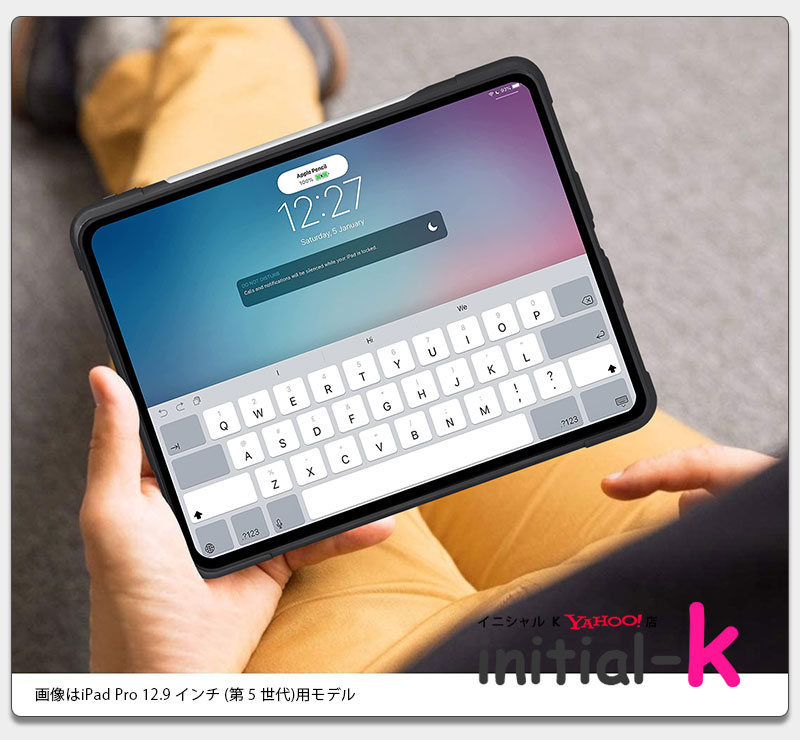 iPad Pro 12.9 インチ 第 5 世代ケース ロゴが見える アイパッド