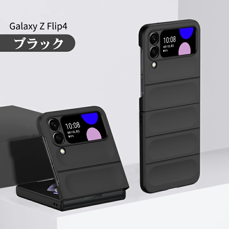 Galaxy Z Flip4 ケース カバー かわいい くすみカラー Galaxy Z Flip4 SCG17/SC-54C ケース Galaxy Z Flip4 SC-54C カバー 薄型 軽量  スマホケース｜initial-k｜05