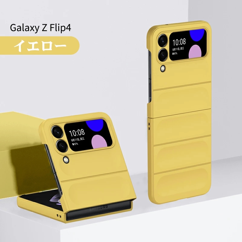 Galaxy Z Flip4 ケース カバー かわいい くすみカラー Galaxy Z Flip4 SCG17/SC-54C ケース Galaxy Z Flip4 SC-54C カバー 薄型 軽量  スマホケース｜initial-k｜06