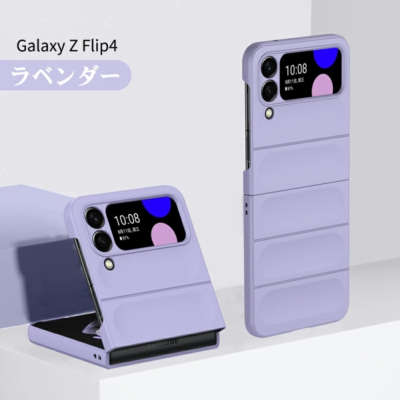 Galaxy Z Flip4 ケース カバー かわいい くすみカラー Galaxy Z Flip4 SCG17/SC-54C ケース Galaxy Z Flip4 SC-54C カバー 薄型 軽量  スマホケース｜initial-k｜11