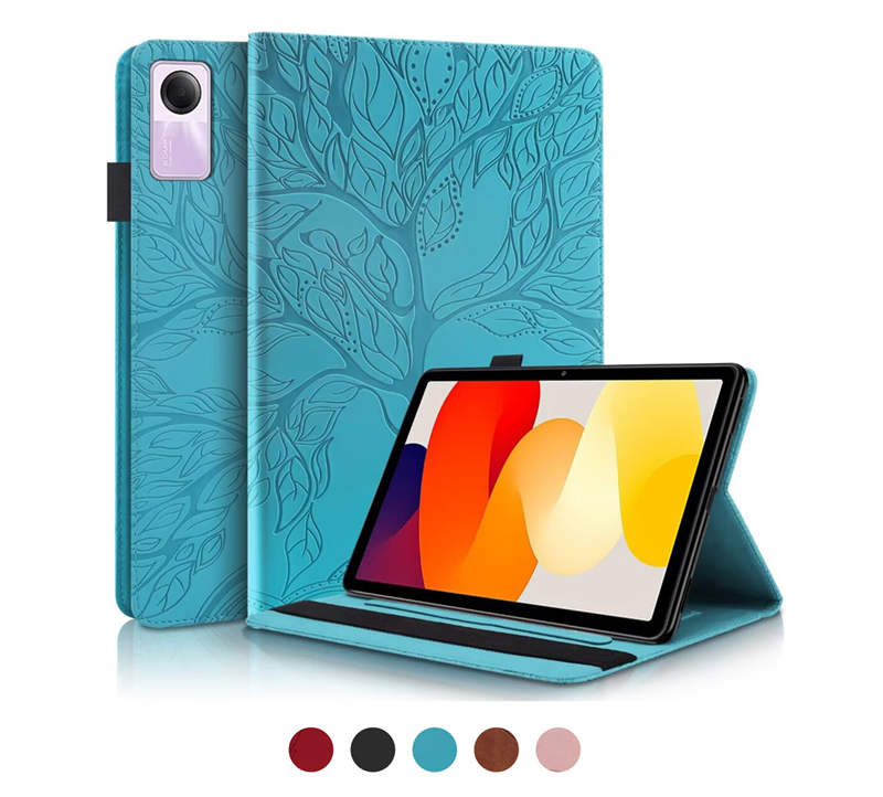 Xiaomi Pad 6/Pad 5/Redmi SE ケース カバー ペン収納 かわいい木の柄