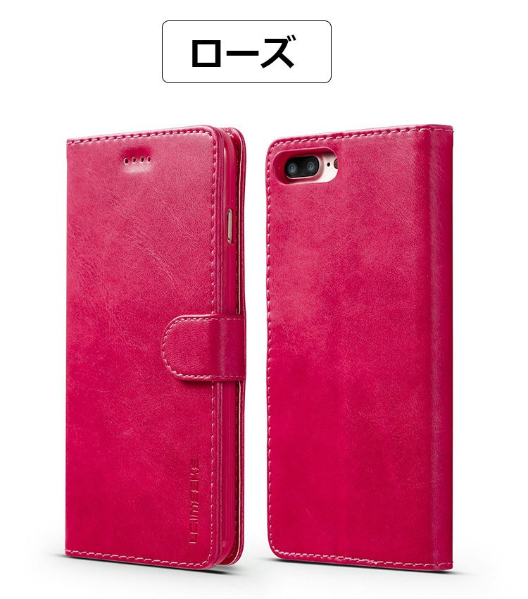スマホケース iPhone SE 第2世代 2020年版 ケース 手帳型 アイフォンSE カバー 財布型 iphone seケース スタンド機能 アイフォンseケース カード収納｜initial-k｜04
