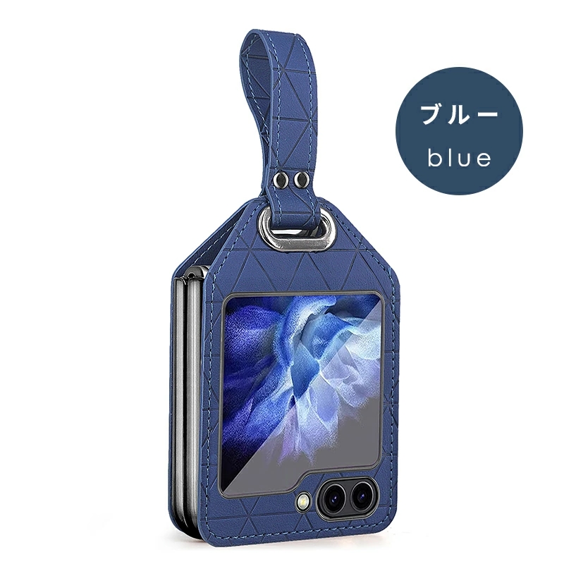 Galaxy Z Flip5 5G SCG23 SC-54D 保護フィルム一体式 カメラレンズ保護 ハンドストラップ Galaxy Z Flip5 ケース ガラスフィルム付 Galaxy Z Flip5 5Gカバー｜initial-k｜03