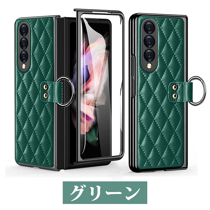 Galaxy Z Fold4 5G スマホカバー リングホルダー Galaxy Z Fold3 5G SCG11/SC-55Bケース 耐衝撃 薄い Galaxy Z Fold4 5G SCG16/SC-55C ケース Galaxyカバー｜initial-k｜07