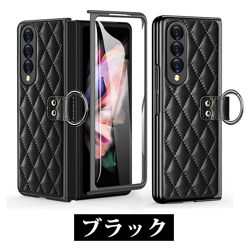 Galaxy Z Fold4 5G スマホカバー リングホルダー Galaxy Z Fold3 5G SCG11/SC-55Bケース 耐衝撃 薄い Galaxy Z Fold4 5G SCG16/SC-55C ケース Galaxyカバー｜initial-k｜02