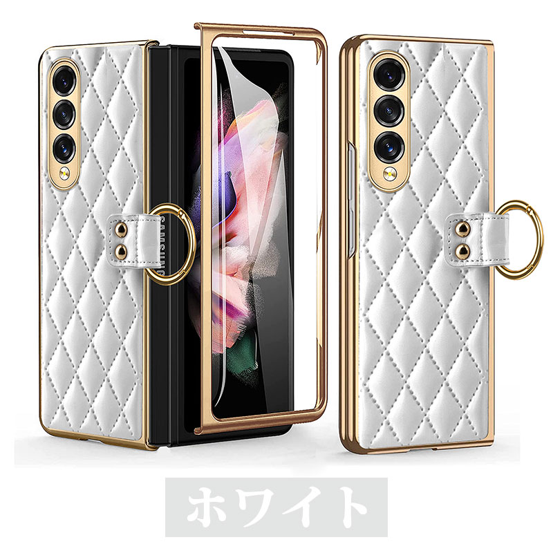 Galaxy Z Fold4 5G スマホカバー リングホルダー Galaxy Z Fold3 5G SCG11/SC-55Bケース 耐衝撃 薄い Galaxy Z Fold4 5G SCG16/SC-55C ケース Galaxyカバー｜initial-k｜06