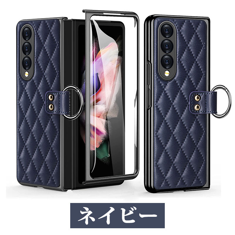 Galaxy Z Fold4 5G スマホカバー リングホルダー Galaxy Z Fold3 5G SCG11/SC-55Bケース 耐衝撃 薄い Galaxy Z Fold4 5G SCG16/SC-55C ケース Galaxyカバー｜initial-k｜05