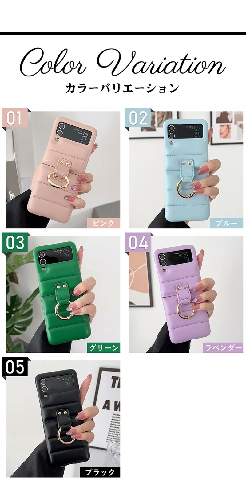 Galaxy Z Flip4 SCG17/SC-54C ZFlip3 SCG12/SC-54B ケース リング付きGalaxy ギャラクシー ケース  Z Flip4 Z Flip3 5G スマホケース 背面 リングホルダー : ly-wy-hh-5327-6 : イニシャル K - 通販 -  Yahoo!ショッピング