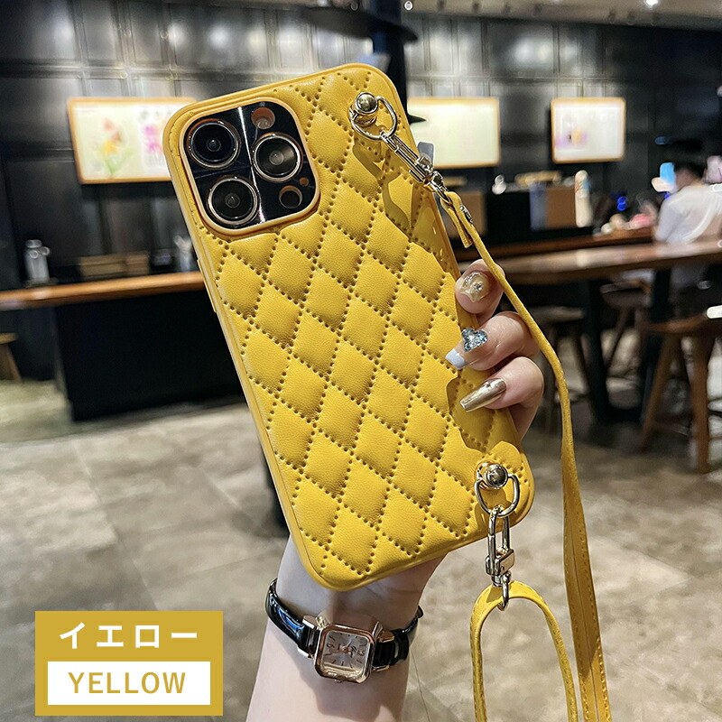 アイフォン iPhone 14 ケース キルティング Plusケース ショルダー