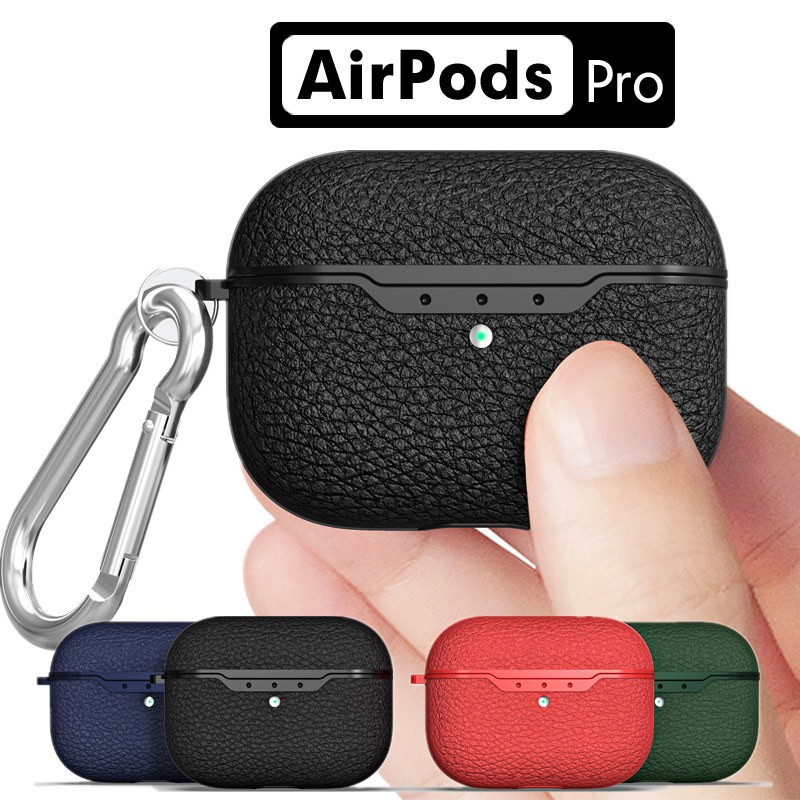 AirPods Pro カバー AirPods Pro ケース 全面保護 PUレザー ハード