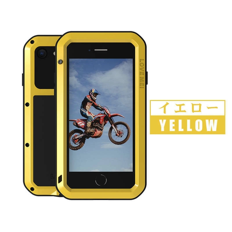 iPhone SE 第3世代 2世代 7 8 アルミバンパー 頑丈 現場作業 防塵 防雪