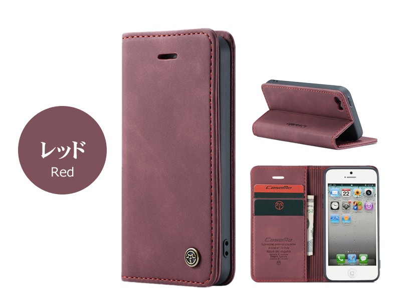 AEJEX 高級羊革スマートフォン用ケース D4シリーズ RED AS-AJD4-RD