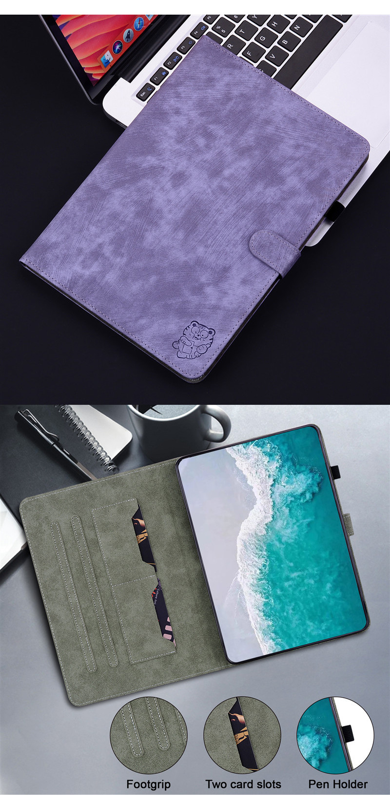 ペン収納 Xiaomi Pad 7/7 Pro ケース カバー 手帳型 カード収納