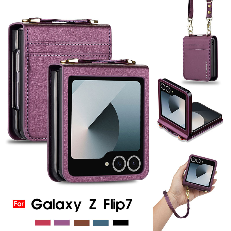 ≪ 合皮 手帳型 ショルダーケース ≫ スマホケース Galaxy Z Flip7