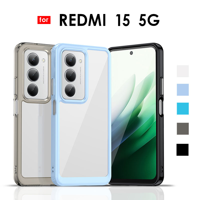 Xiaomi Redmi 15 5G 本体 ケース付き Amazon.co.jp: 対応 Xiaomi Redmi 15 5G ケース リング付き 透明