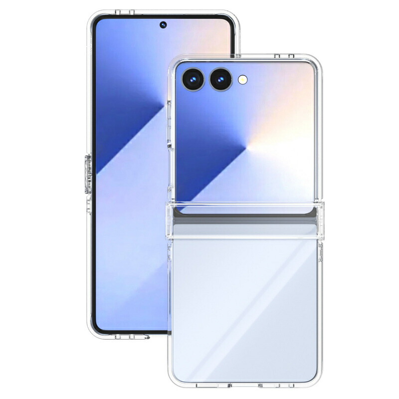 ヒンジ保護】Galaxy z Flip7 ケース Galaxy フリップ7 カバー クリア