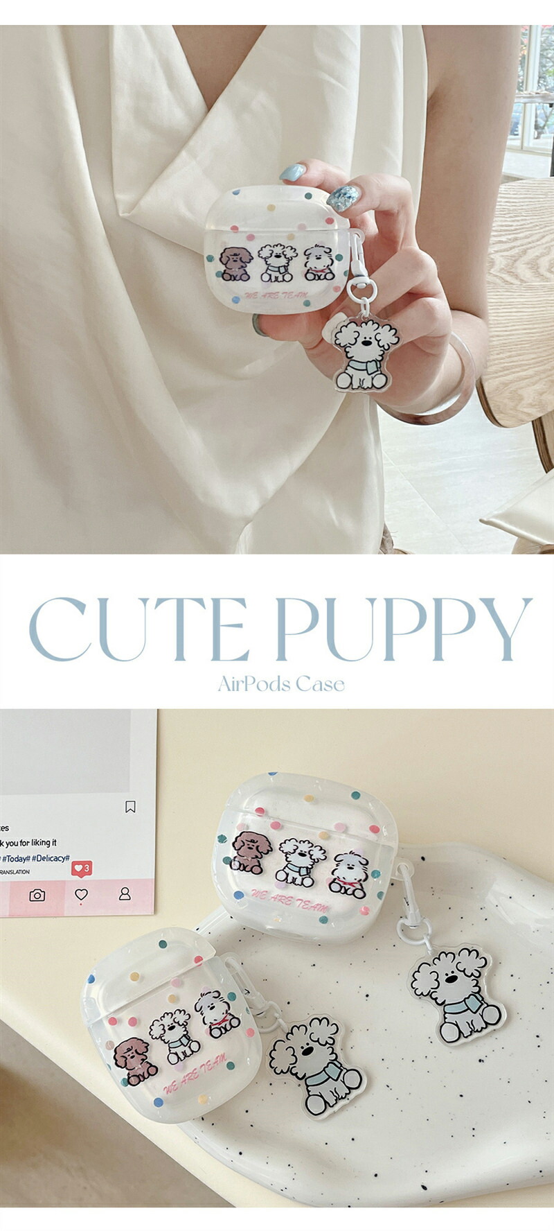 いぬ 犬 ストラップ AirPods Pro 2 ケース おしゃれ かわいい 犬 いぬ 犬 ストラップ AirPods Pro 2 ケース おしゃれ かわいい 犬