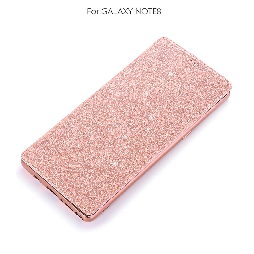 Samsung Galaxy Note ケース 手帳型  ローズゴールド