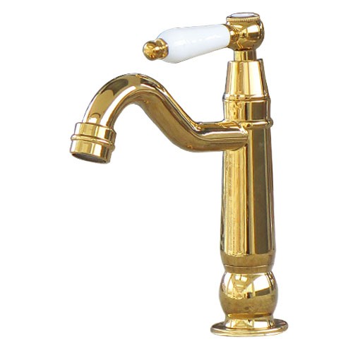 水栓　カラン　蛇口 単水栓 蛇口 カラン 壁付け おしゃれ 銀 シルバー W21×D193×H105