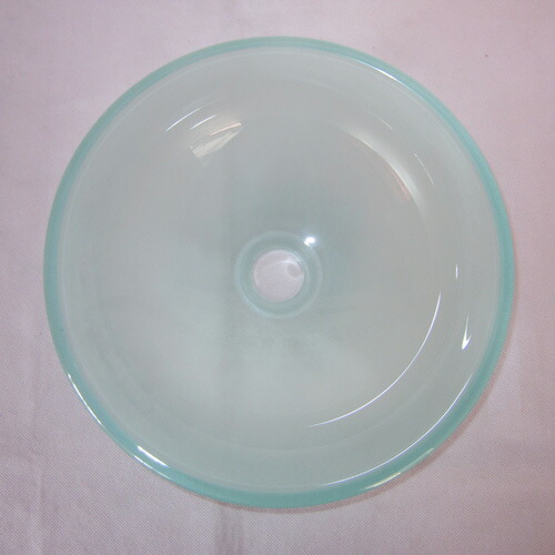 洗面ボウル　ガラス　小さい　280mm　スモーク　INK-04060028H　手洗い鉢　トイレ用