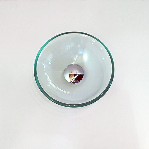 小さいガラス洗面ボウル(透明・クリア) W250×D250×H85 INK-0406015H｜ink-co｜03