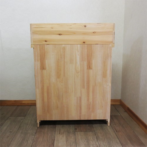 受注生産品】洗面台 750 おしゃれ 木製 エイジング グリーン INK