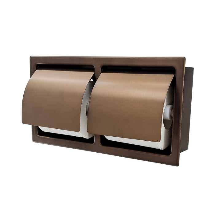 ユニオン ペーパーホルダー2種セット シルバー ステンレスミラー ARTWERE LOWYA トイレットペーパーホルダー おしゃれ 2連 トイレ収納