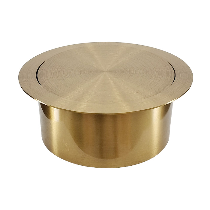 ゴミ投入口金具 ダストシュート 蓋付き φ190 屑入れ ステンレス 古金