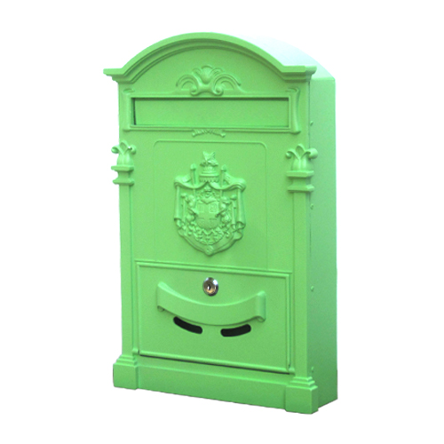 ポスト 壁掛け 壁付け 鍵付き おしゃれ アイアン 白 マットホワイト