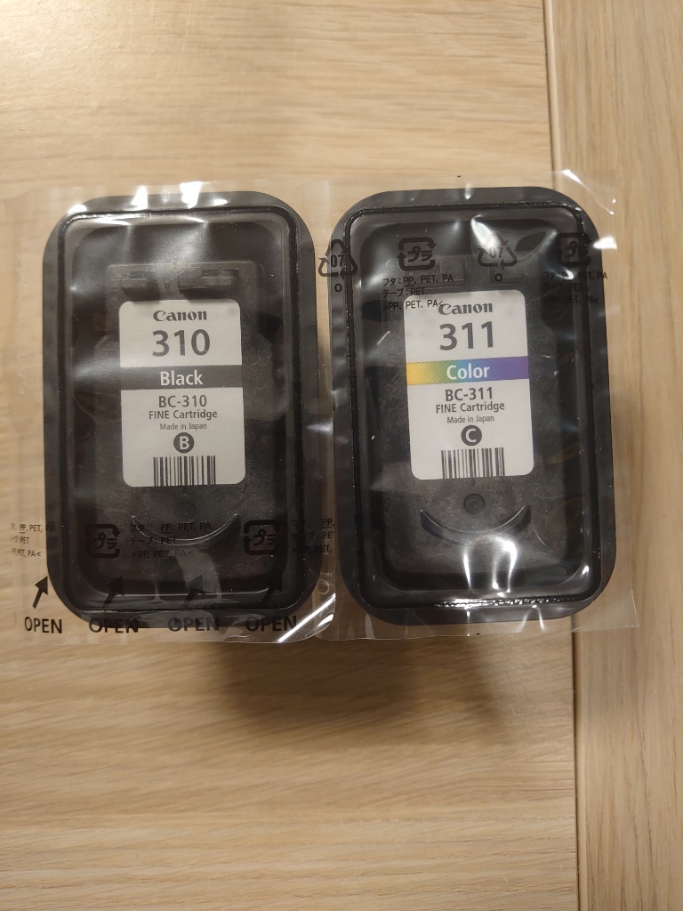 キヤノン 純正 インクカートリッジ BC-310 BC-311 2個セット
