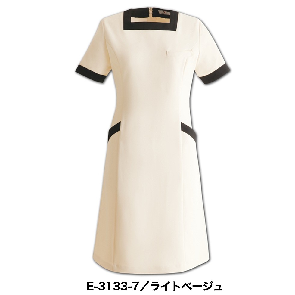 ELEFEE エレフィ エステティック ワンピース ライトベージュ