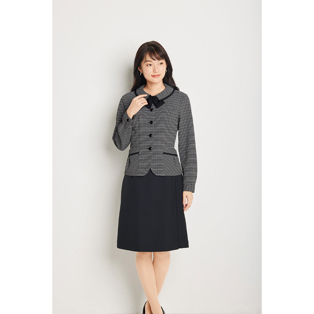 en joie アンジョア オーバーブラウス  5号〜15号 レディース ユニフォーム オフィス 制服 事務服 受付 コンパニオン かわいい クリニック 26600 宅配のみ ジョア en joie アンジョア 長袖オーバーブラウス 5号〜15号