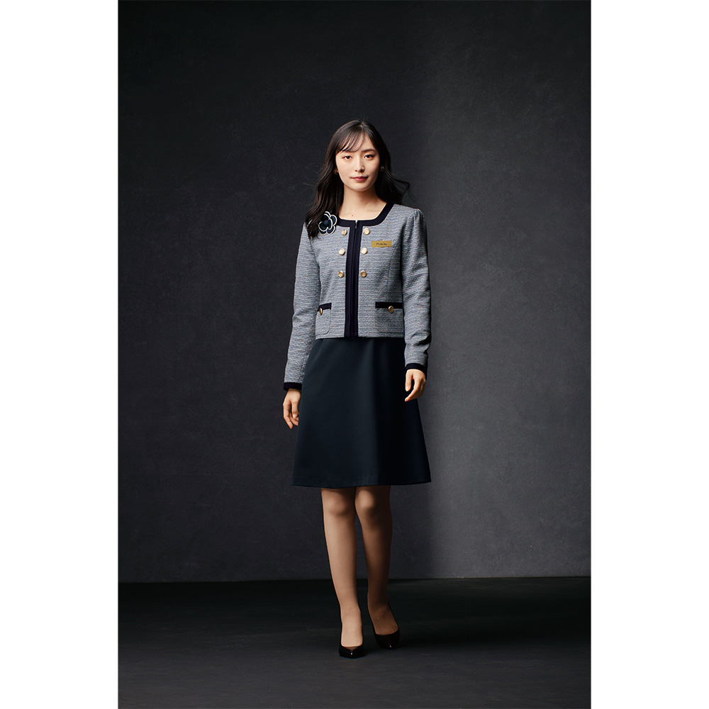 アンジョア　制服　受付嬢　観光大使　大きめ　4点セット 接客 美容 医療 クリニック 制服 事務服 en joie アンジョア