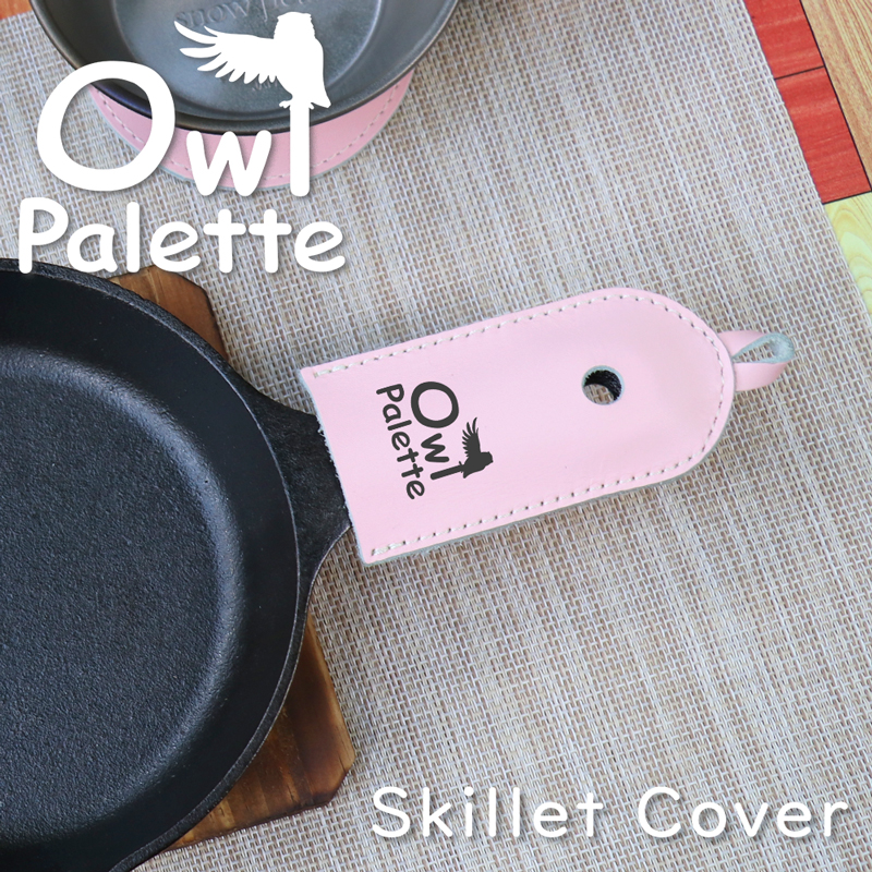Yahoo! Yahoo!ショッピング(ヤフー ショッピング)owlpalette スキレット カバー ハンドルカバー キャンプ用品 レザー フライパン アウトドア 釣り 登山 パステルカラー isowlpale メール便可1