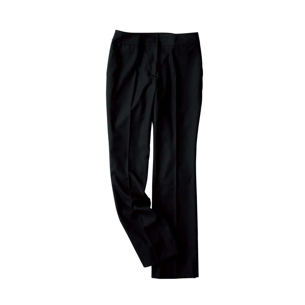 FOLK nuovo フォーク ヌーヴォ 21号 23号 パンツ 黒 紺 ストレッチ ヘリンボーン 営業 医療事務 ホテル 事務服 ビジネスカジュアル fp65288 宅配のみ
