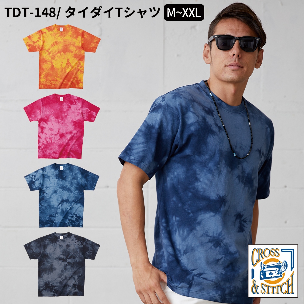 CROSS & STITCH TRUSS トラス クロスアンドステッチ タイダイTシャツ