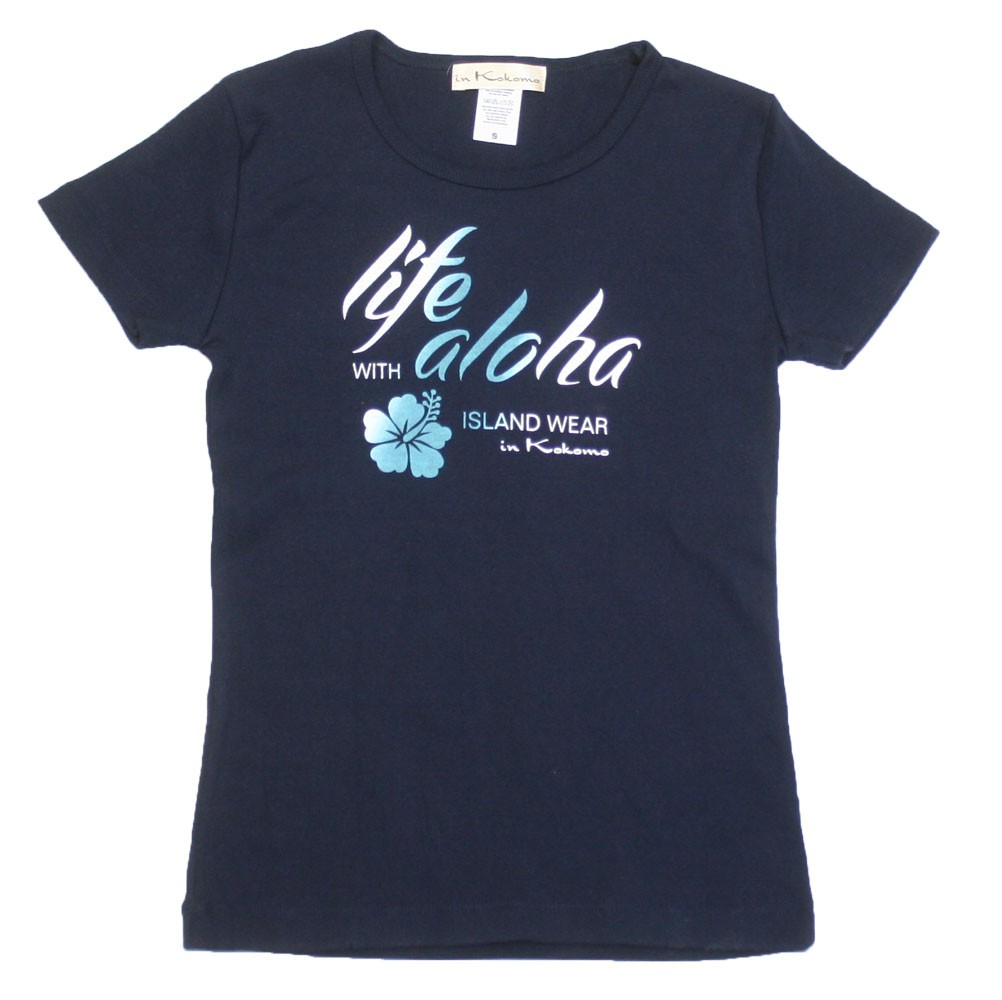 Life Aloha柄 レディースTシャツ 半袖 S M L XL カジュアル