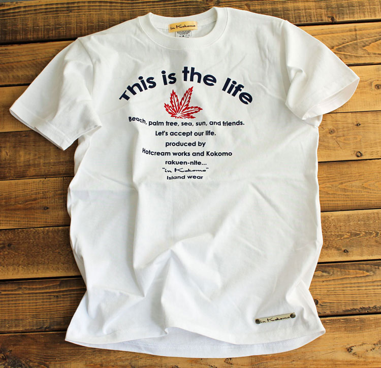 Tシャツ 半袖 メンズ This is the life Tシャツ ロゴ アメカジ ...