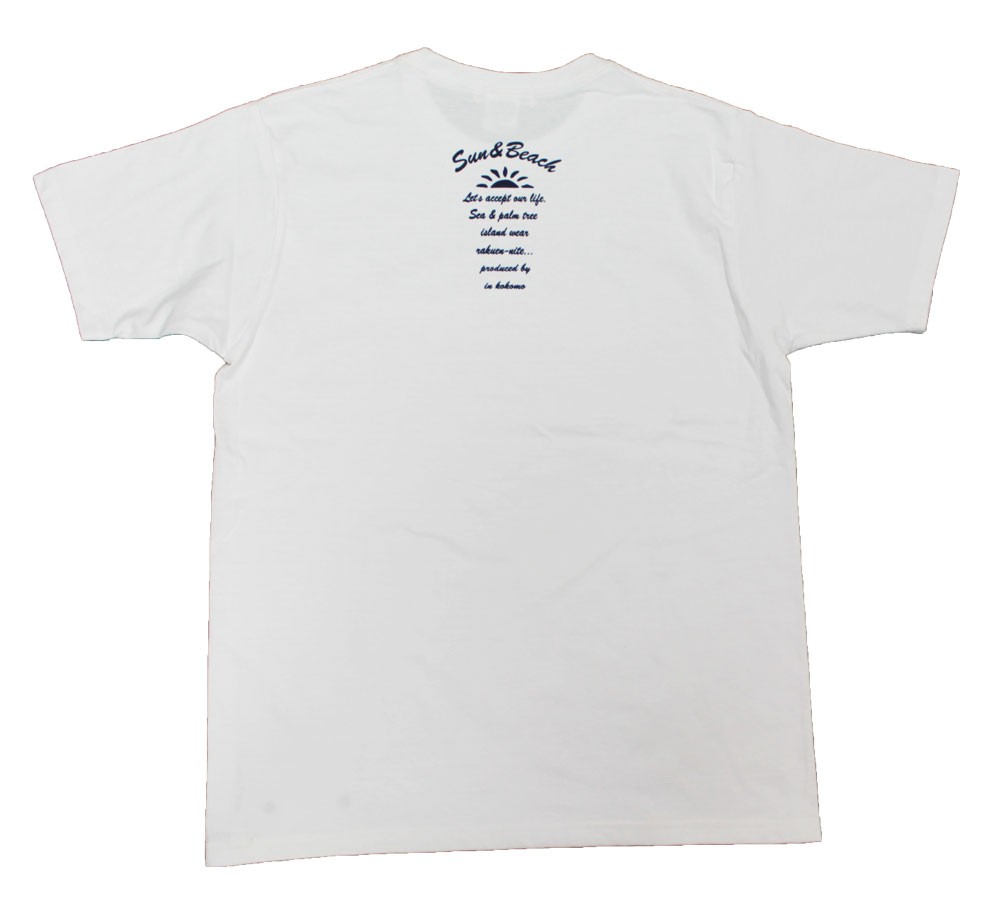 Tシャツ 半袖 メンズ SEA&SUN 太陽柄 Tシャツ ロゴ アメカジ
