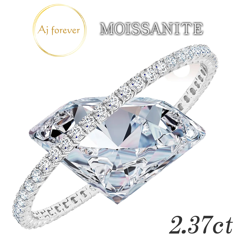 モアサナイト テニスブレスレット 2mm幅 ブレスレット レディース