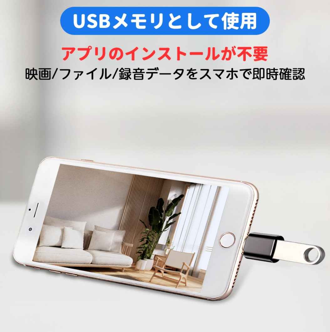 変換アダプタ OTG スマホ管理