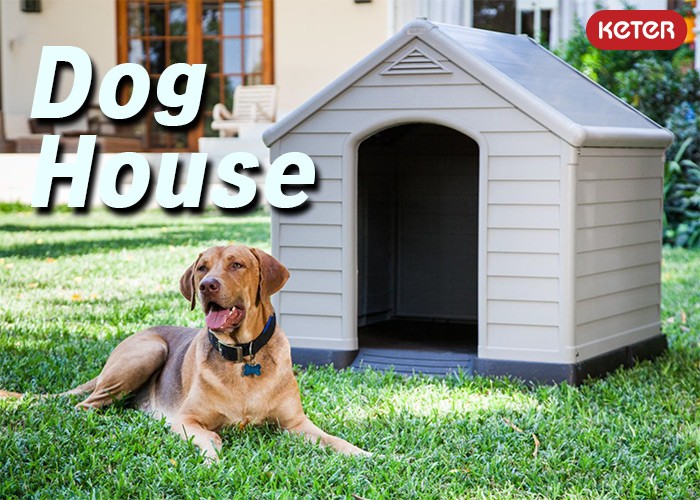 犬小屋 Keter ドッグハウス 犬舎 ペットハウス 屋外 室外 おしゃれ 犬 大型犬 中型犬 収納庫 プラスチック製 O401 イノセントyahoo ショップ 通販 Yahoo ショッピング