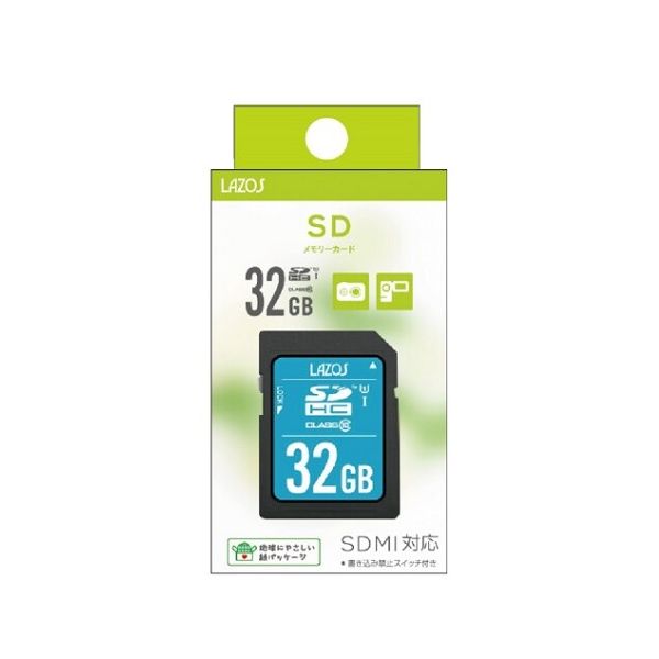 SDカード 4GB 8GB 16GB 32GB SDHC LAZOS ラソス メモリーカード｜innovateg2｜05