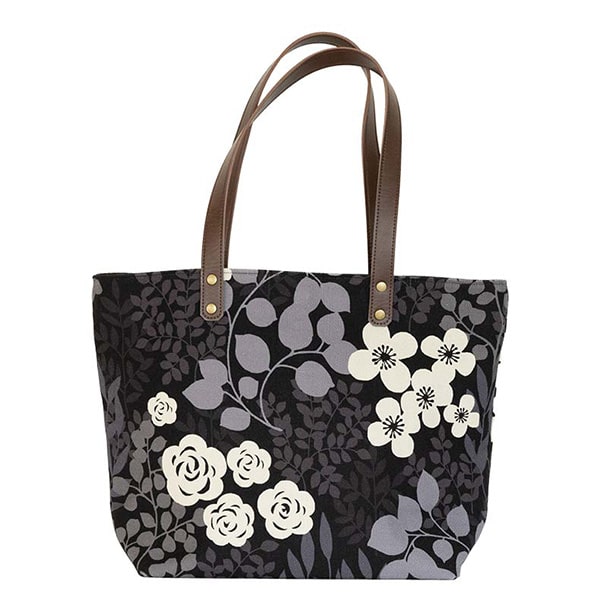 亥之吉 中トートバッグ かだん 花壇 ボタニカル トートバッグ