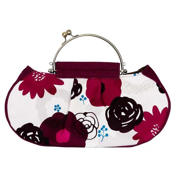 亥之吉 ギャザーベンリーがま口 はなかさね 花重ね 2WAY 横長タイプ